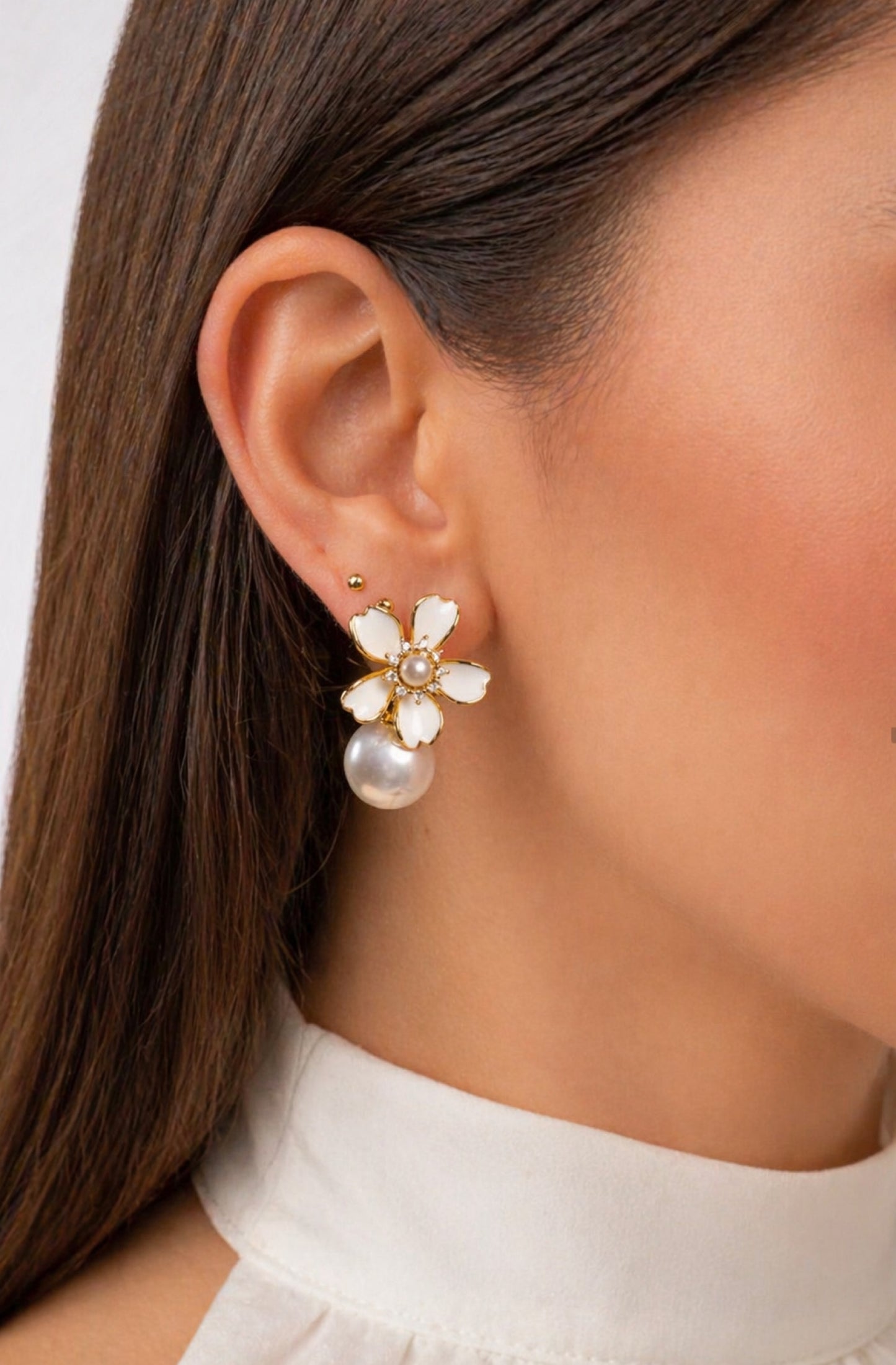 RA5879 - TOPO RODIO FLOR PERLA