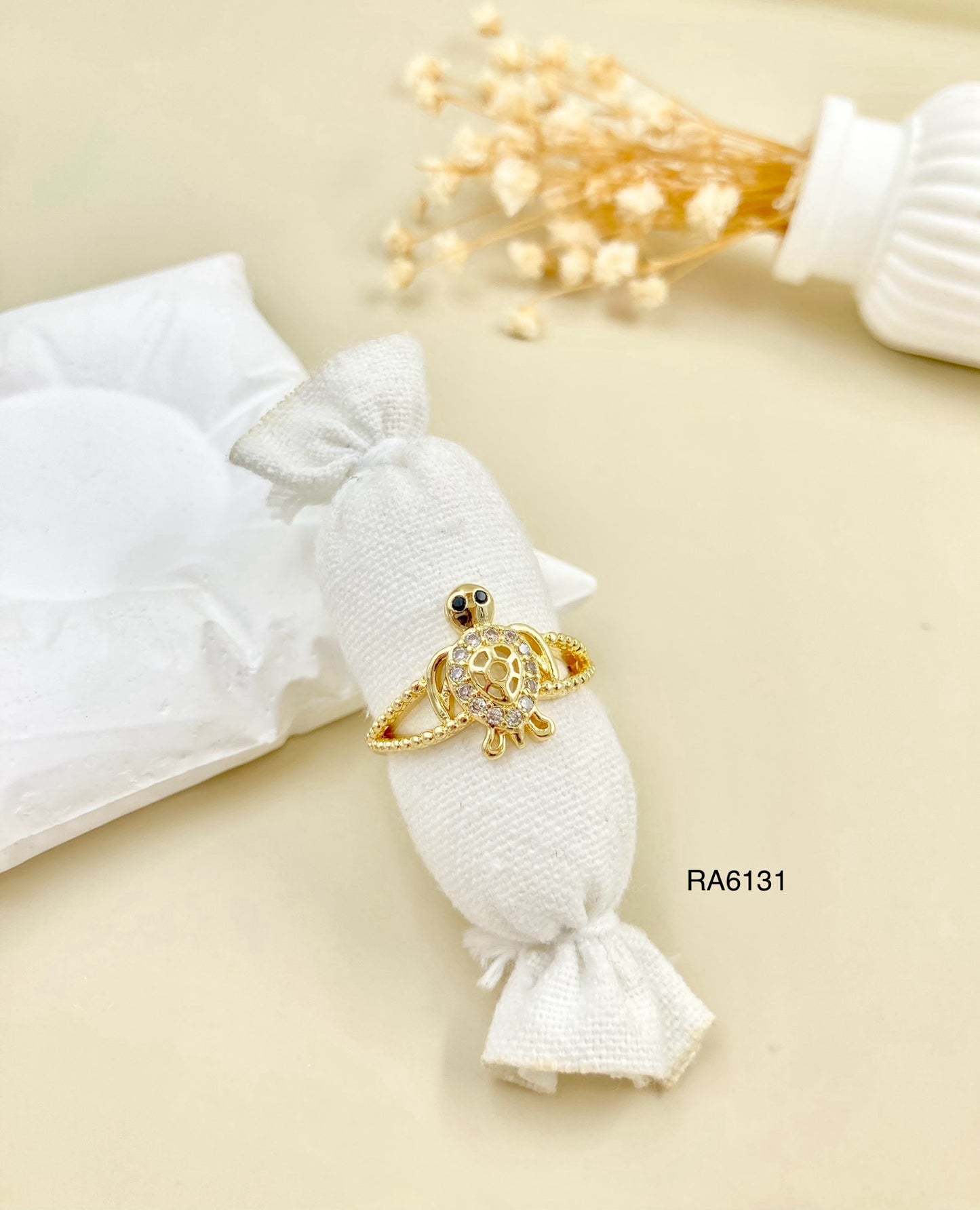 RA6131 - ANILLO TORTUGA RODIO