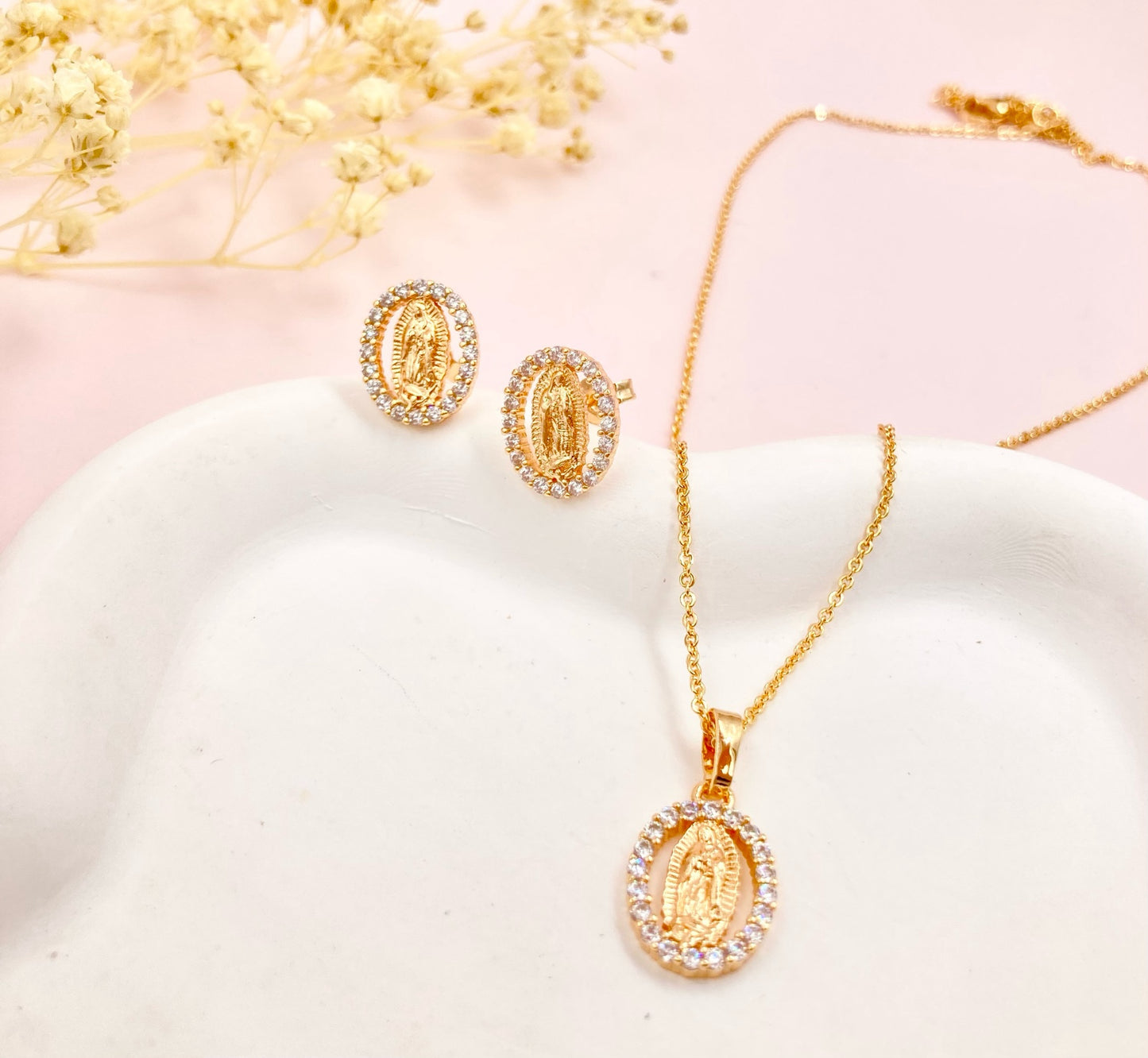 RA5147 - JUEGO EN RODIO VIRGEN