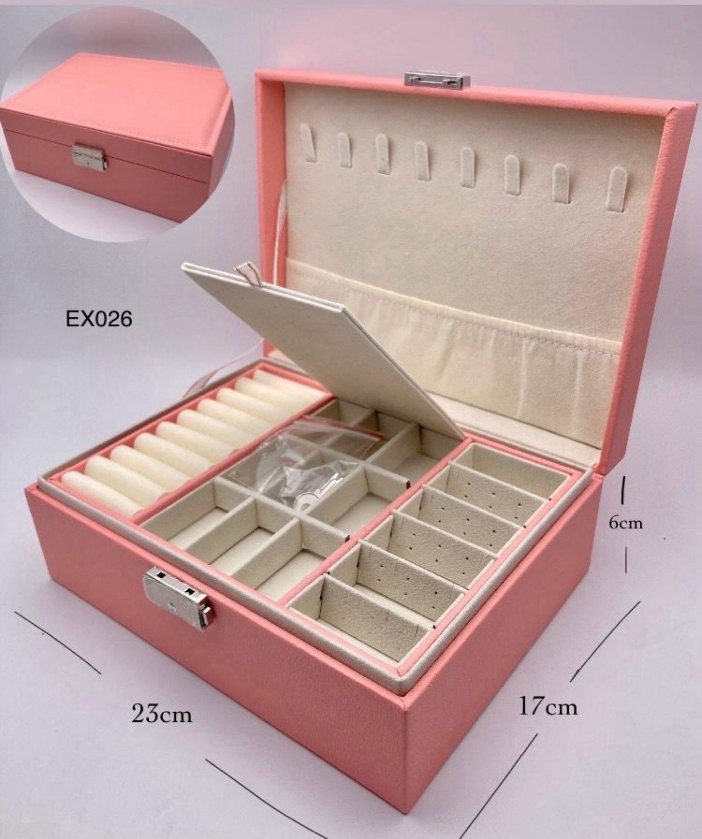 EX026 - COFRE GRANDE ROSADO