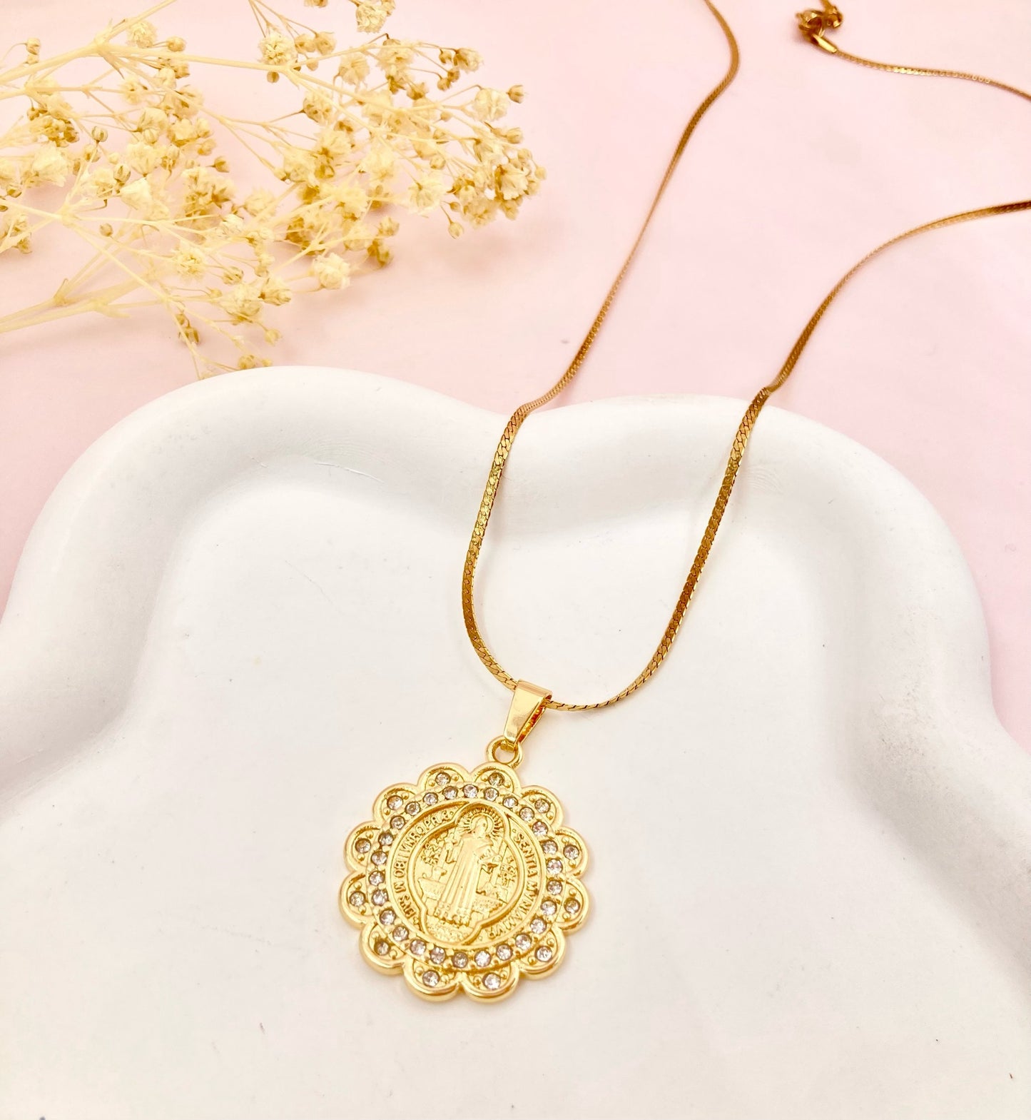 AC1295 - DIJE CON CADENA EN ACERO