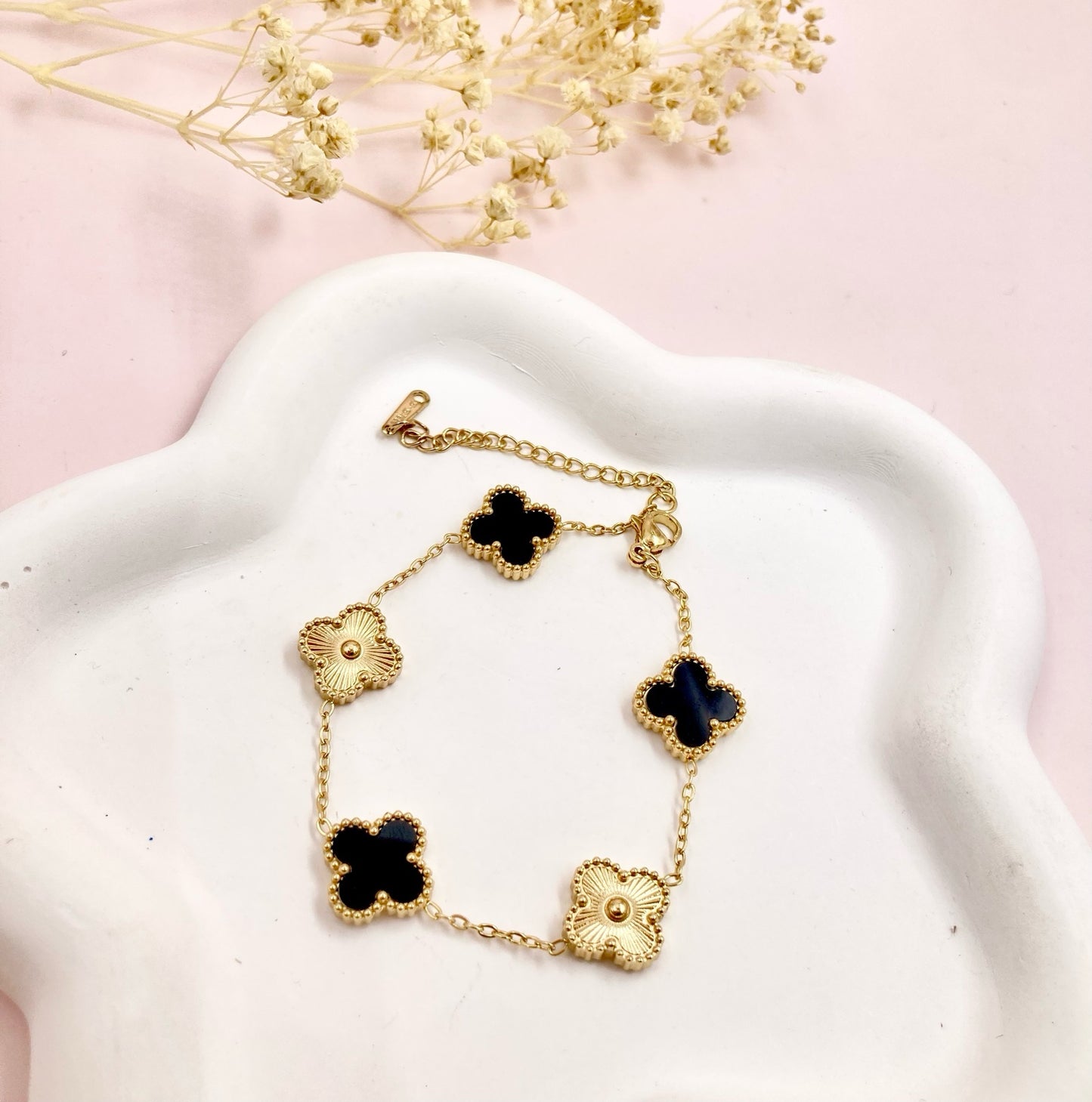 AC1314 - PULSERA EN ACERO VAN CLEEF