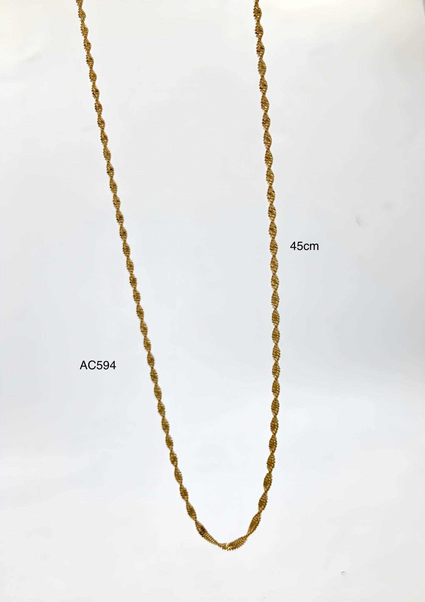 AC594 - CADENA EN ACERO 45CM SINGAPUR