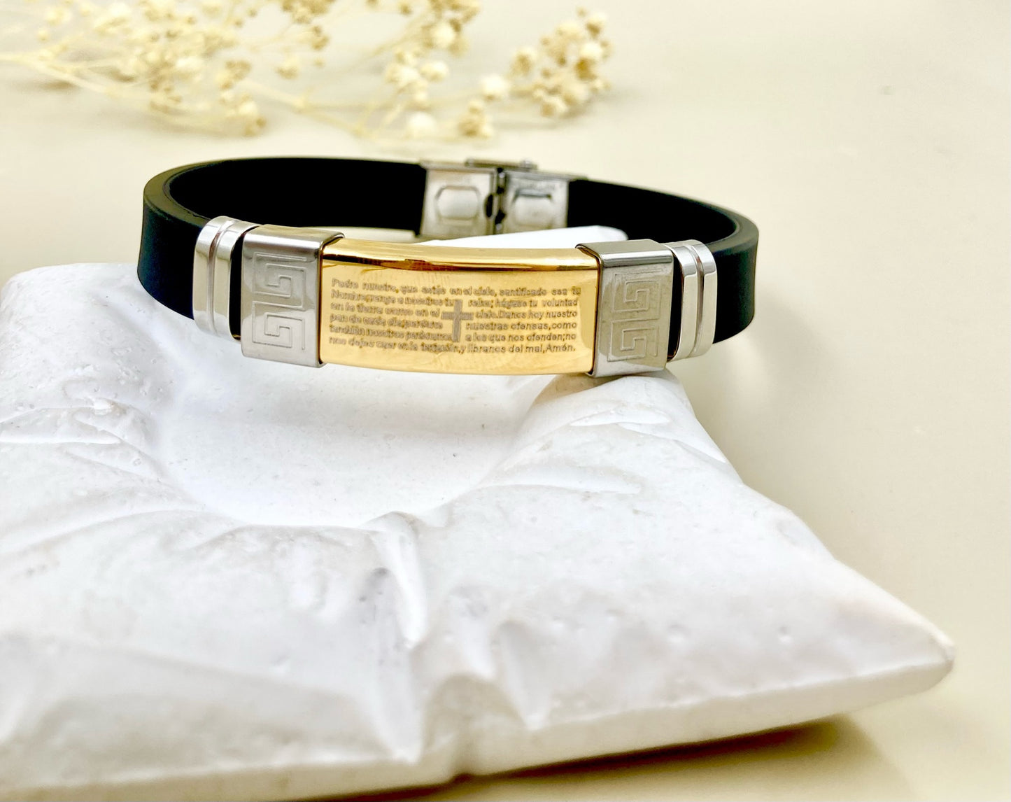 AC1299 - PULSERA EN ACERO HOMBRE