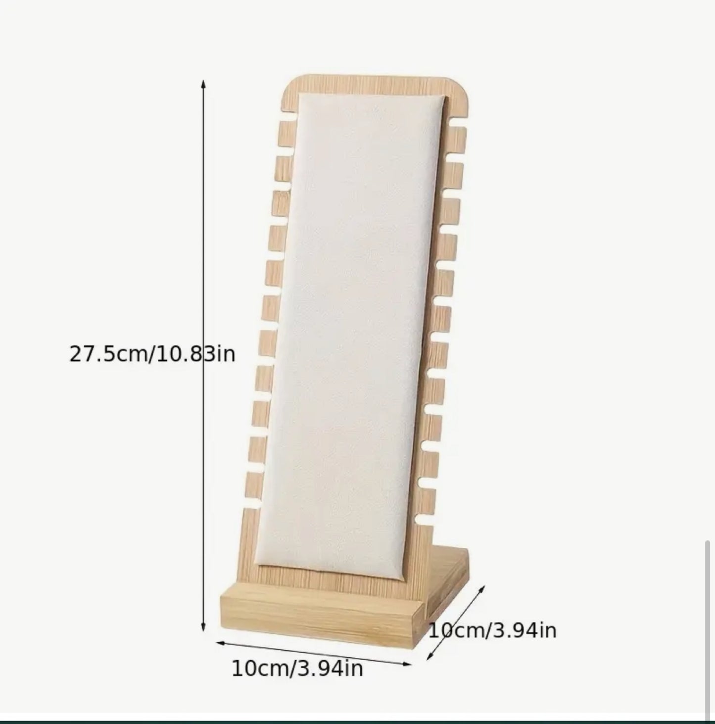 EX108 - EXHIBIDOR PULSERAS 27.5 CM DE ALTO POR 10CM DE ANCHO