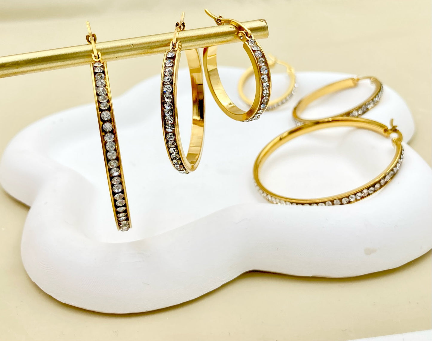 AC1192 - CANDONGA EN ACERO GRANDE PIEDRAS