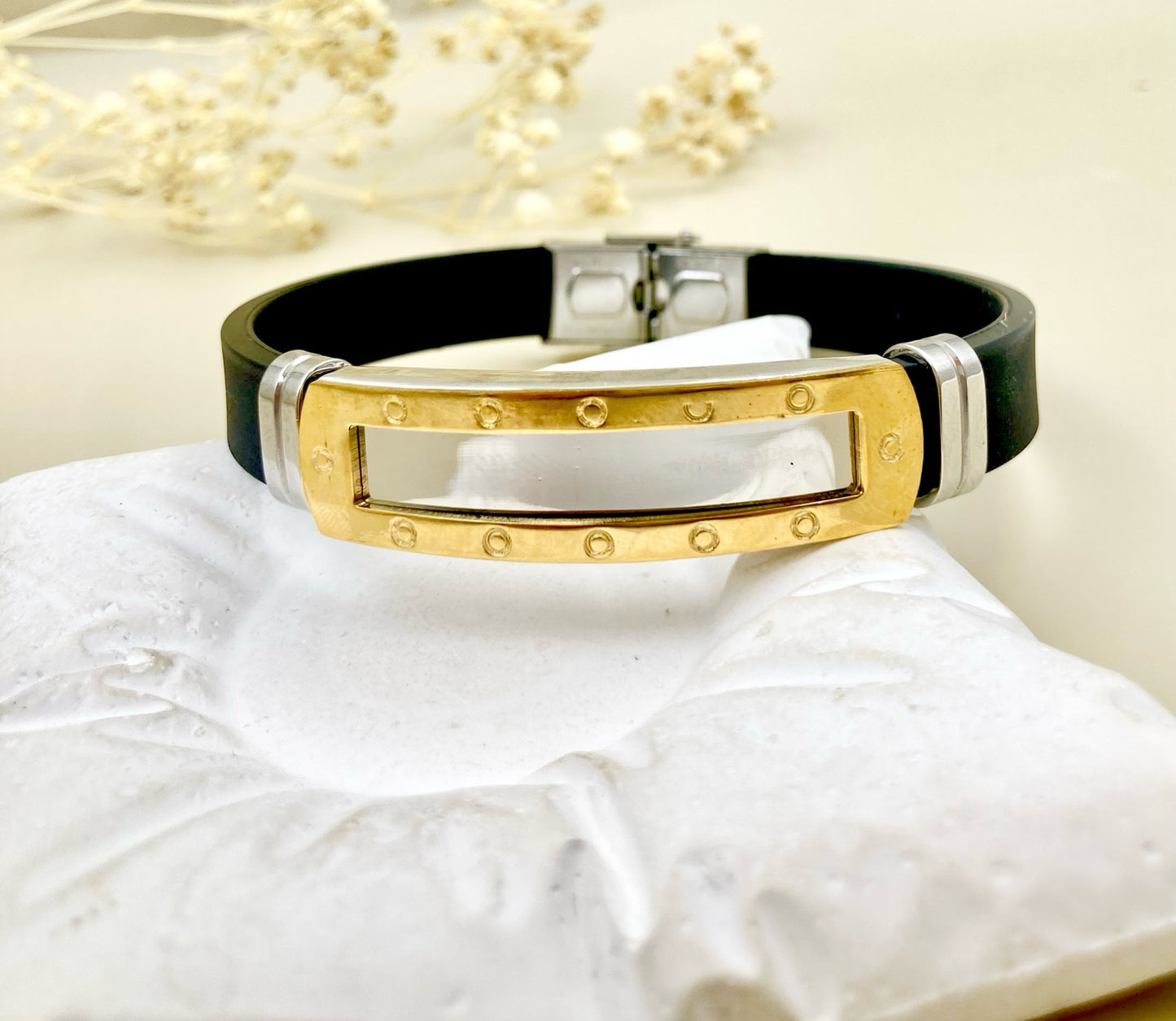 AC1300 - PULSERA EN ACERO HOMBRE