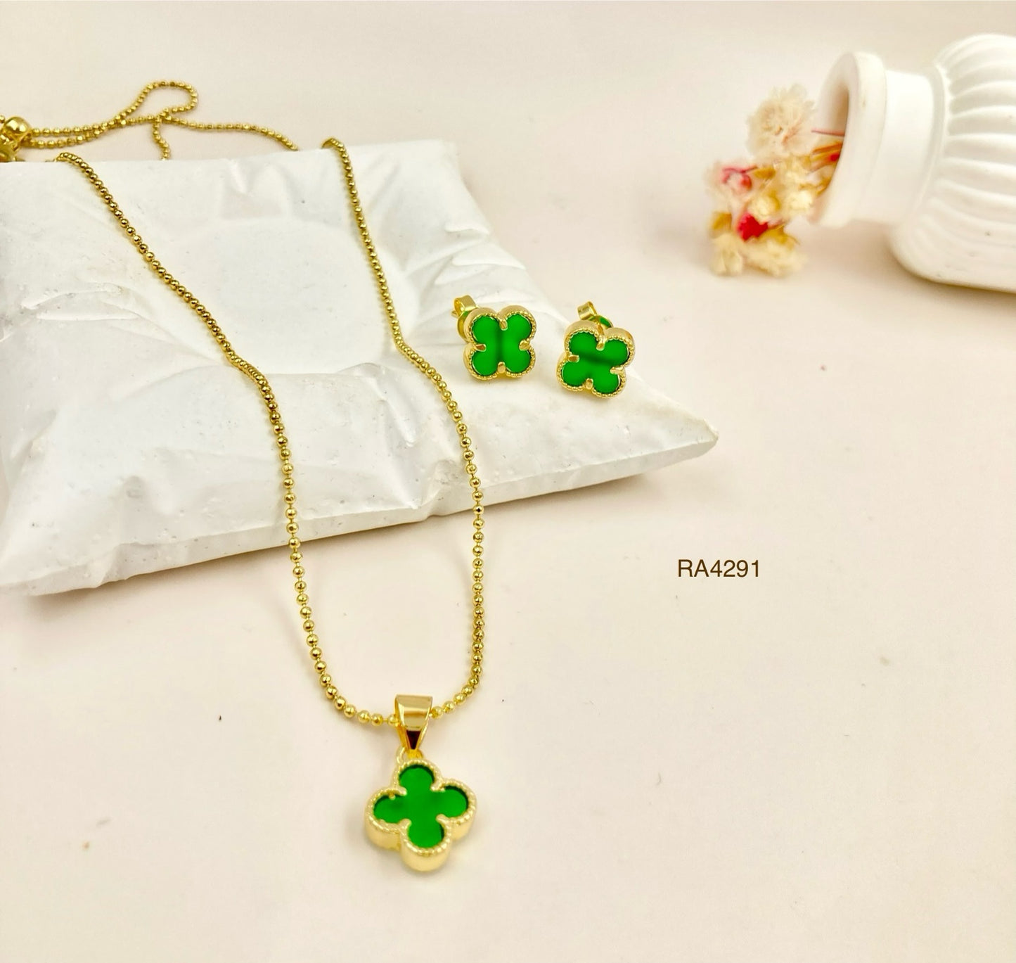 RA4291 - JUEGO VAN CLEEF VERDE RODIO