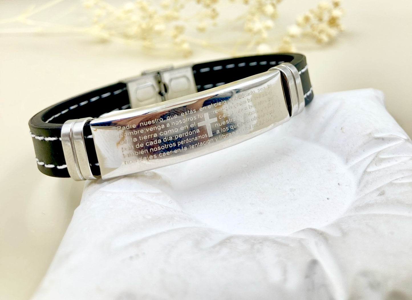 AC1302 - PULSERA EN ACERO HOMBRE