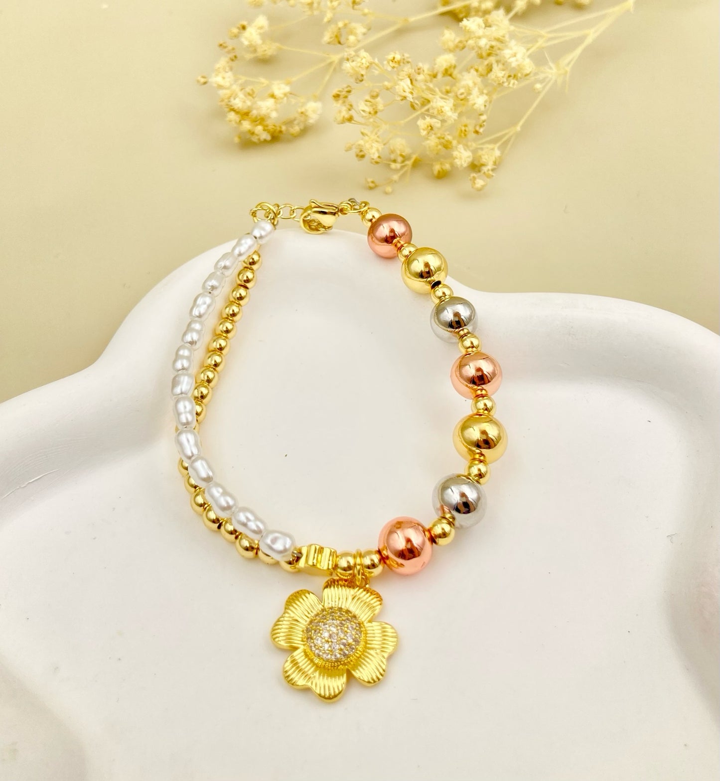 RA5027 - PULSERA EN RODIO