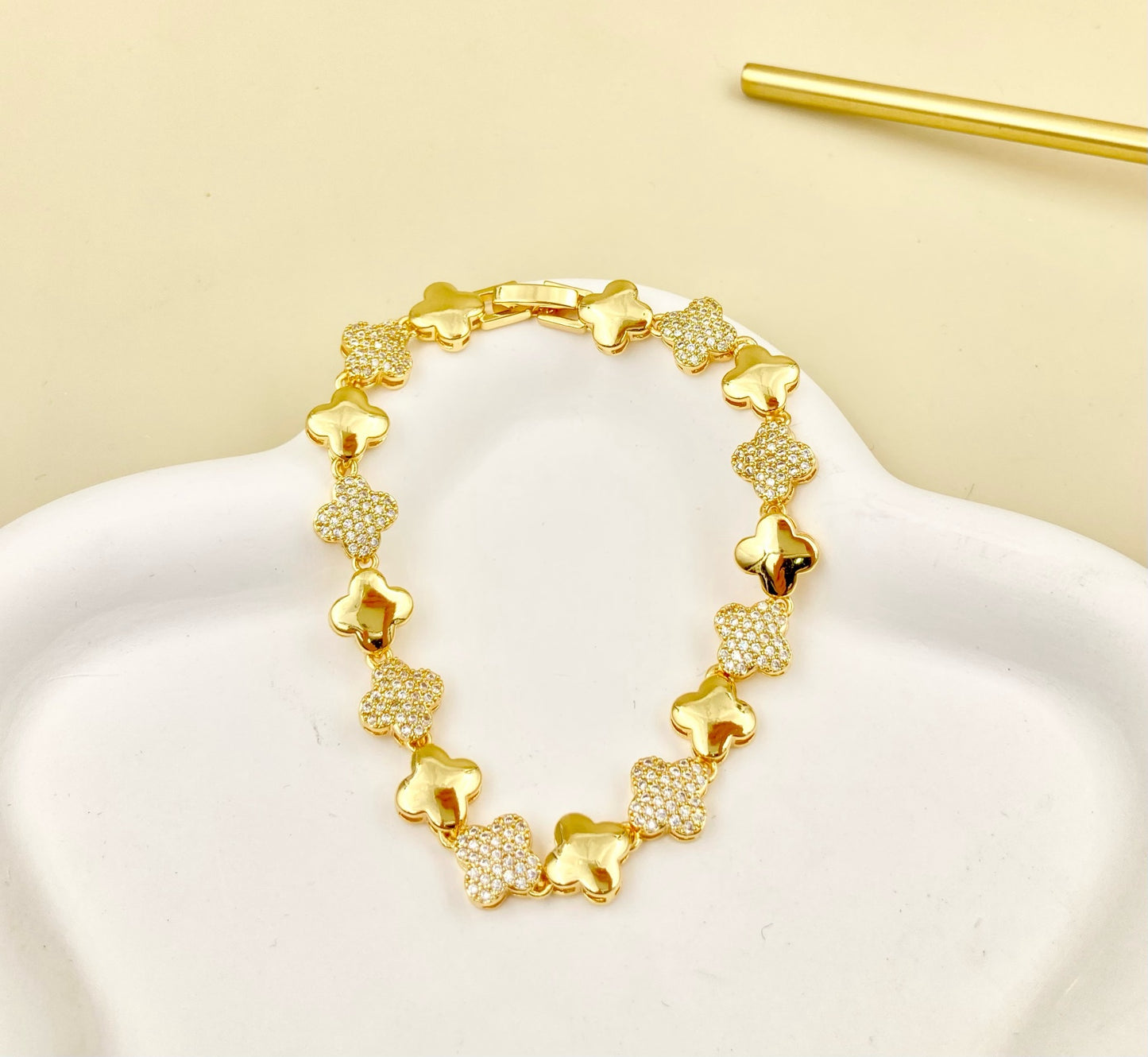 RA4122 - PULSERA EN RODIO