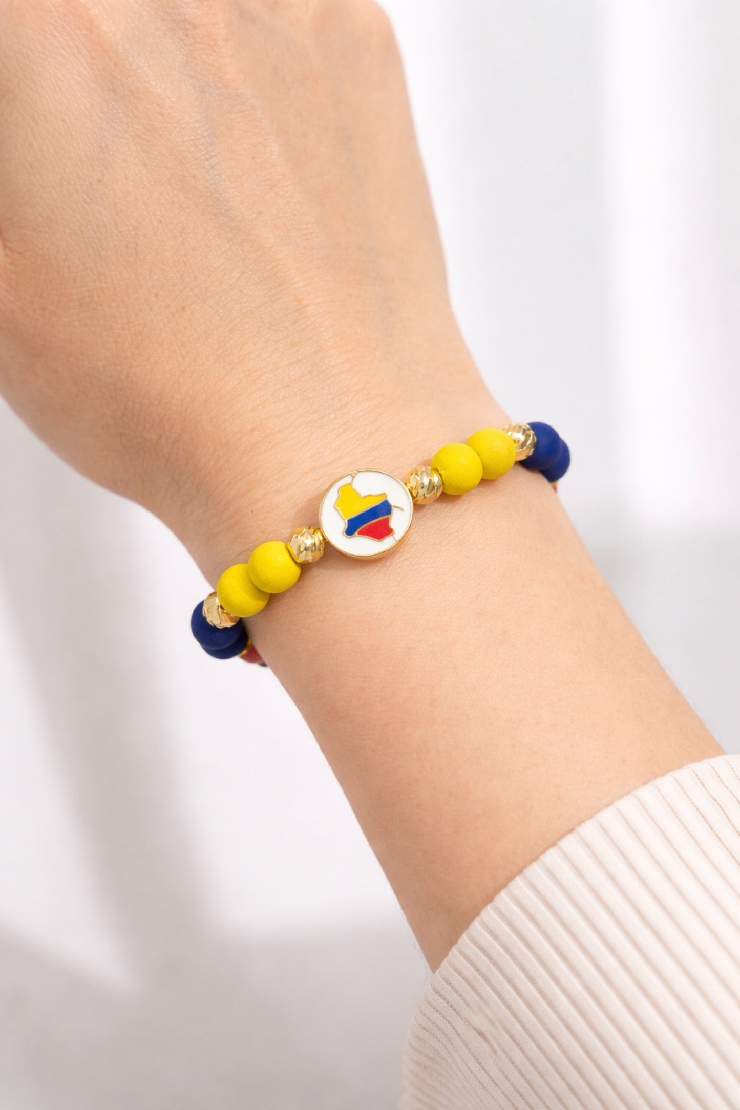 RA5802 - PULSERA RODIO COLOMBIA UNISEX