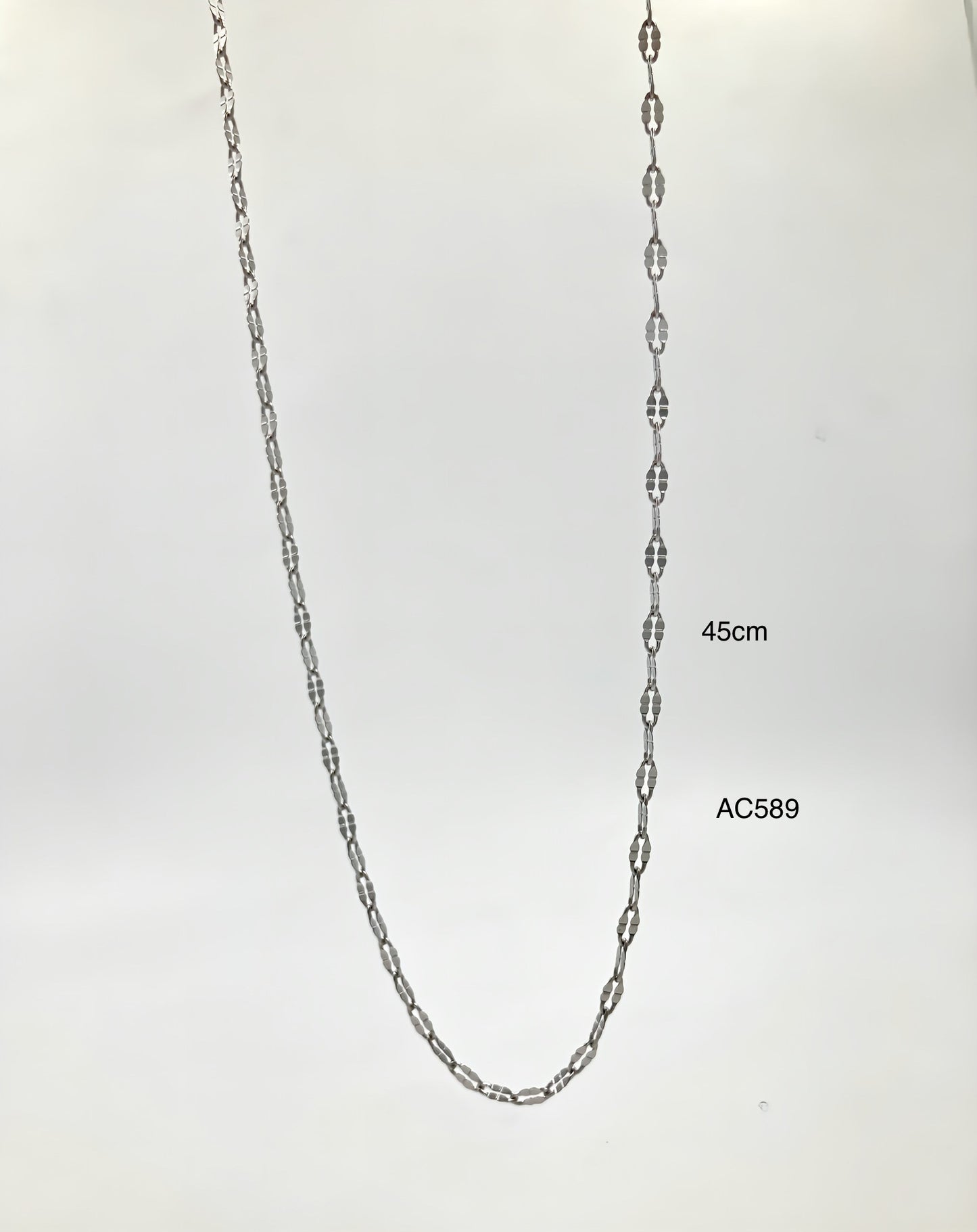 AC589 - CADENA EN ACERO 45 CM LLUVIA