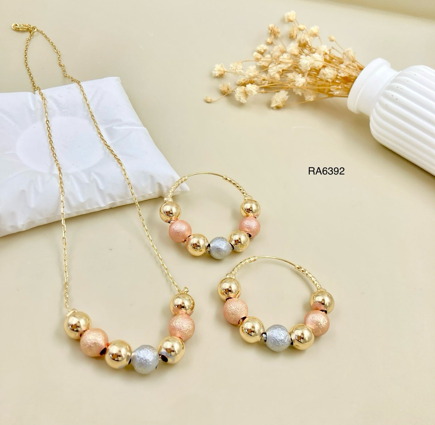 RA6392 - JUEGO BALINES 3 OROS RODIO