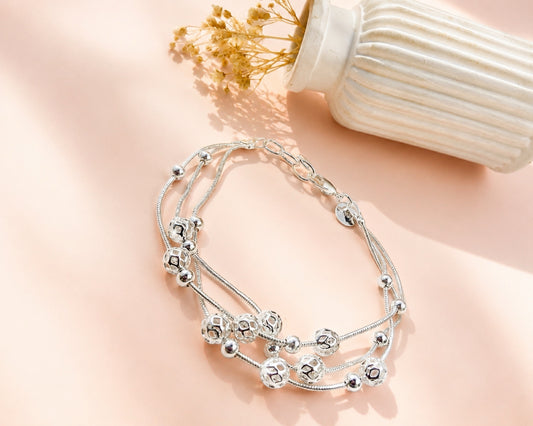 RA3563 - PULSERA  RODIO COLOR PLATA 925