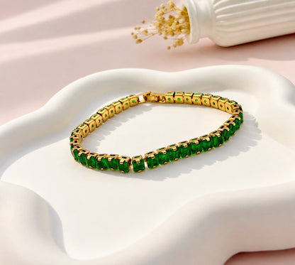 RA7408 - PULSERA RODIO CIRCONES