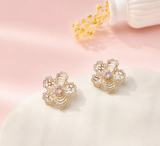 ARETE EN RODIO COLOR PLATA 925