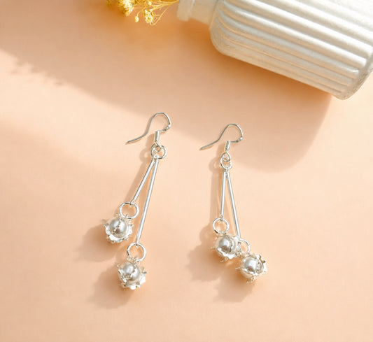 RA3556 - ARETE RODIO COLOR PLATA 925