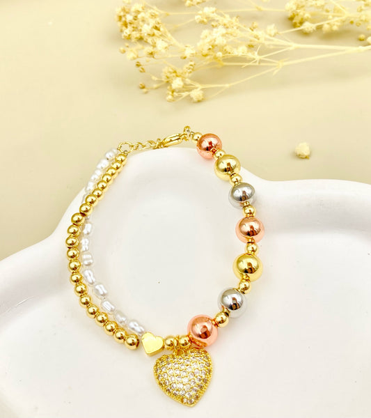 RA5028 - PULSERA EN RODIO