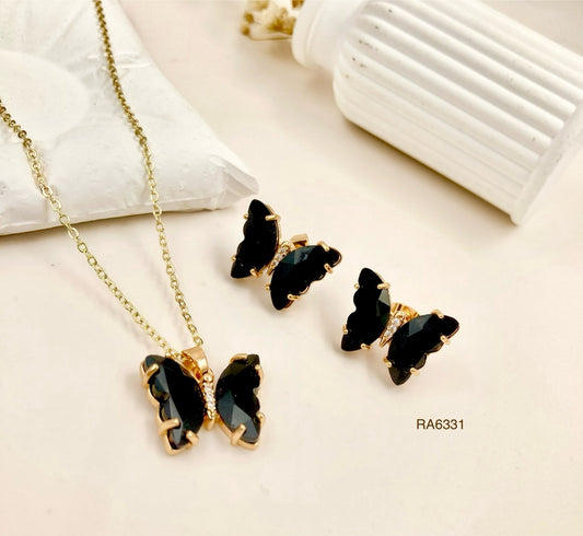 RA6331 - JUEGO MARIPOSA NEGRO RODIO