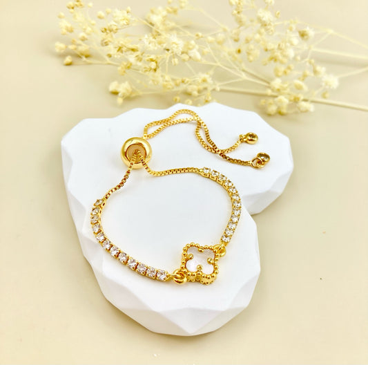 RA5004 - PULSERA EN RODIO VAN CLEFF