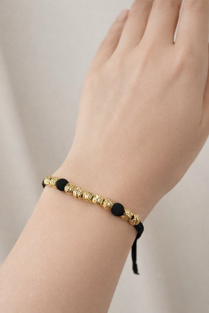 RA5722 - PULSERA EN RODIO CON NEOPRENO