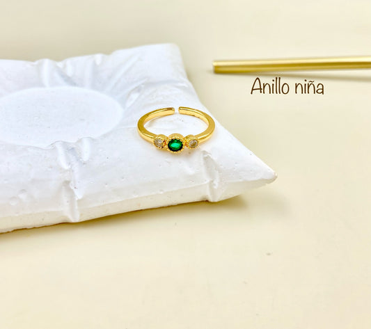 RA4452 - ANILLO EN RODIO NIÑA