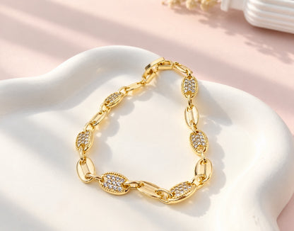 RA7529 - PULSERA EN RODIO