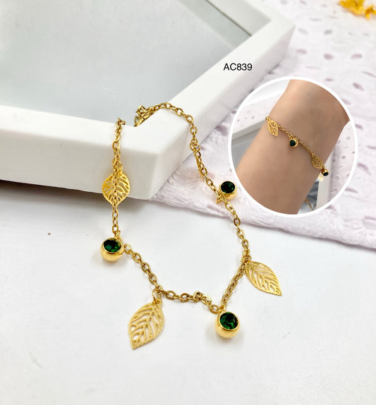 AC839 - PULSERA EN ACERO DAMA