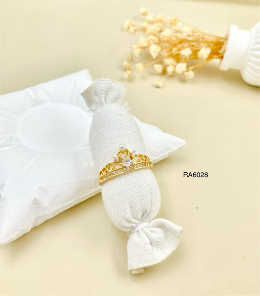 RA6028 - ANILLO CORONA RODIO