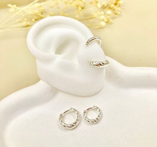 RA5081 - CANDONGA EN RODIO GRANDE PLATEADA COLOR PLATA