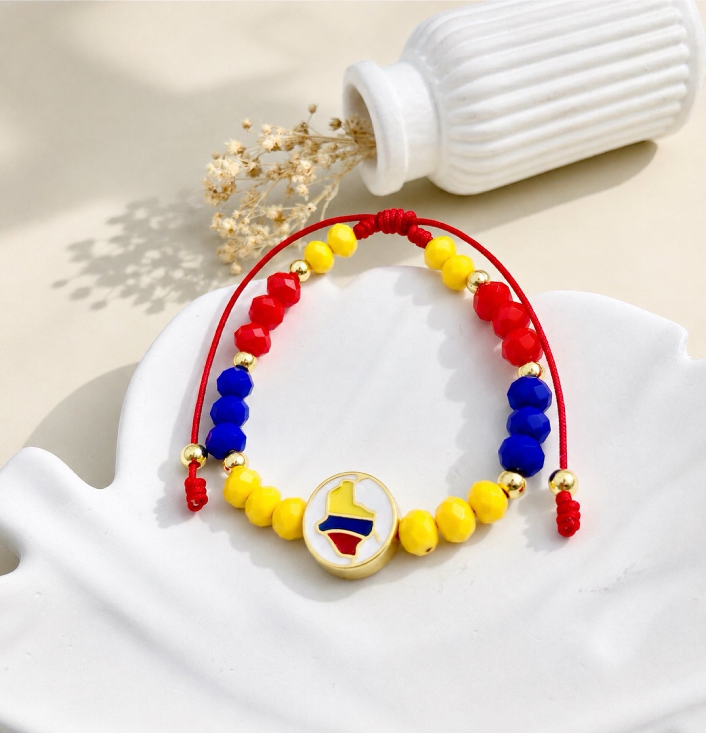 PULSERA MURANO Y RODIO COLOMBIA