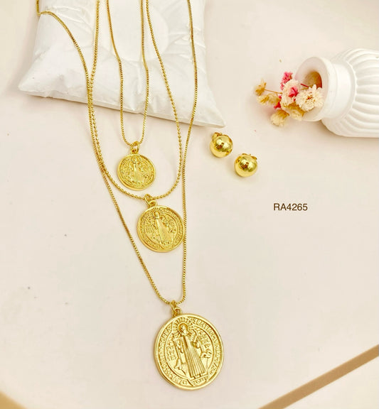 RA4265 - JUEGO TRES CADENAS SAN BENITO RODIO