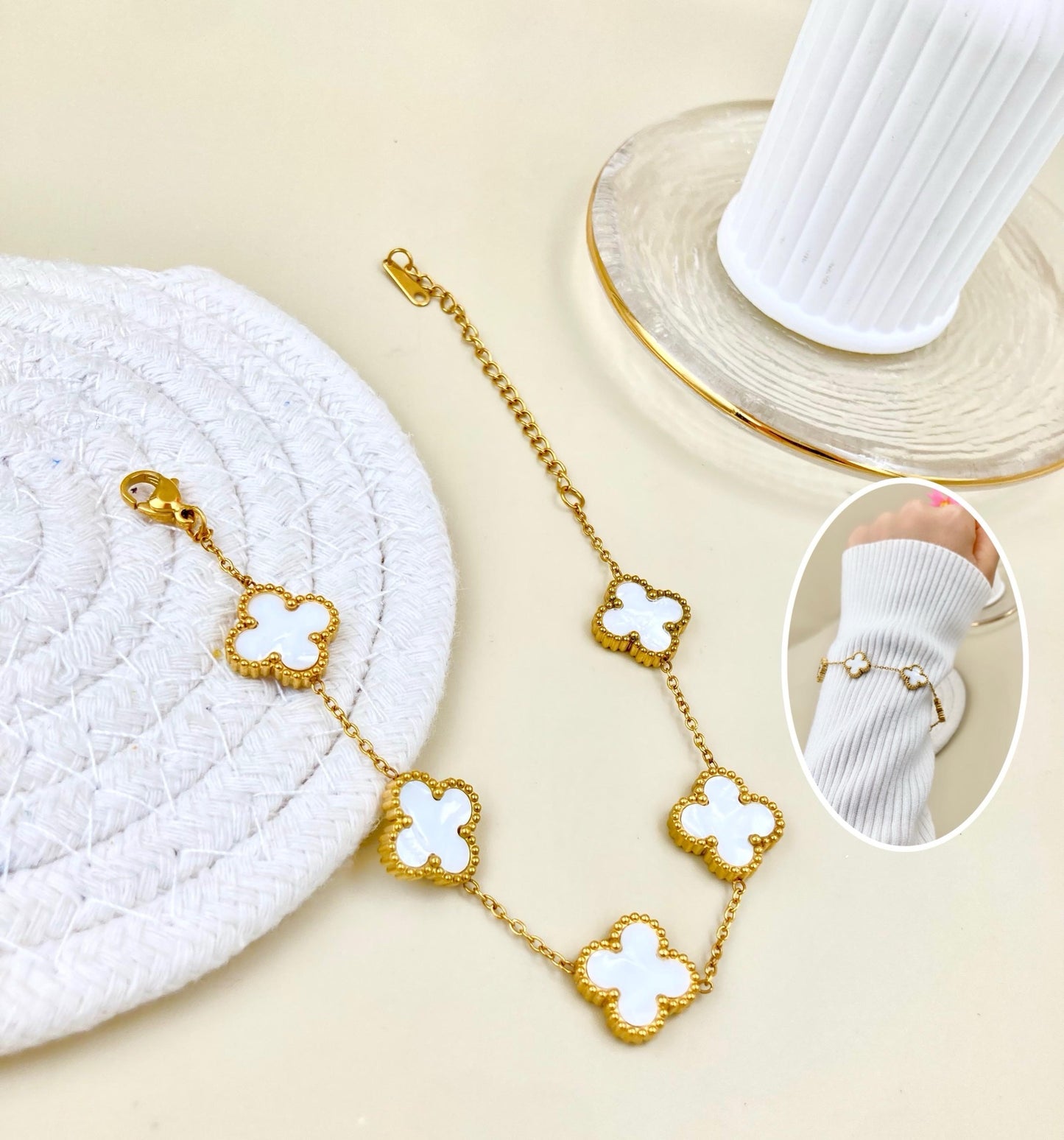 AC967 - PULSERA EN ACERO VAN CLEEFF