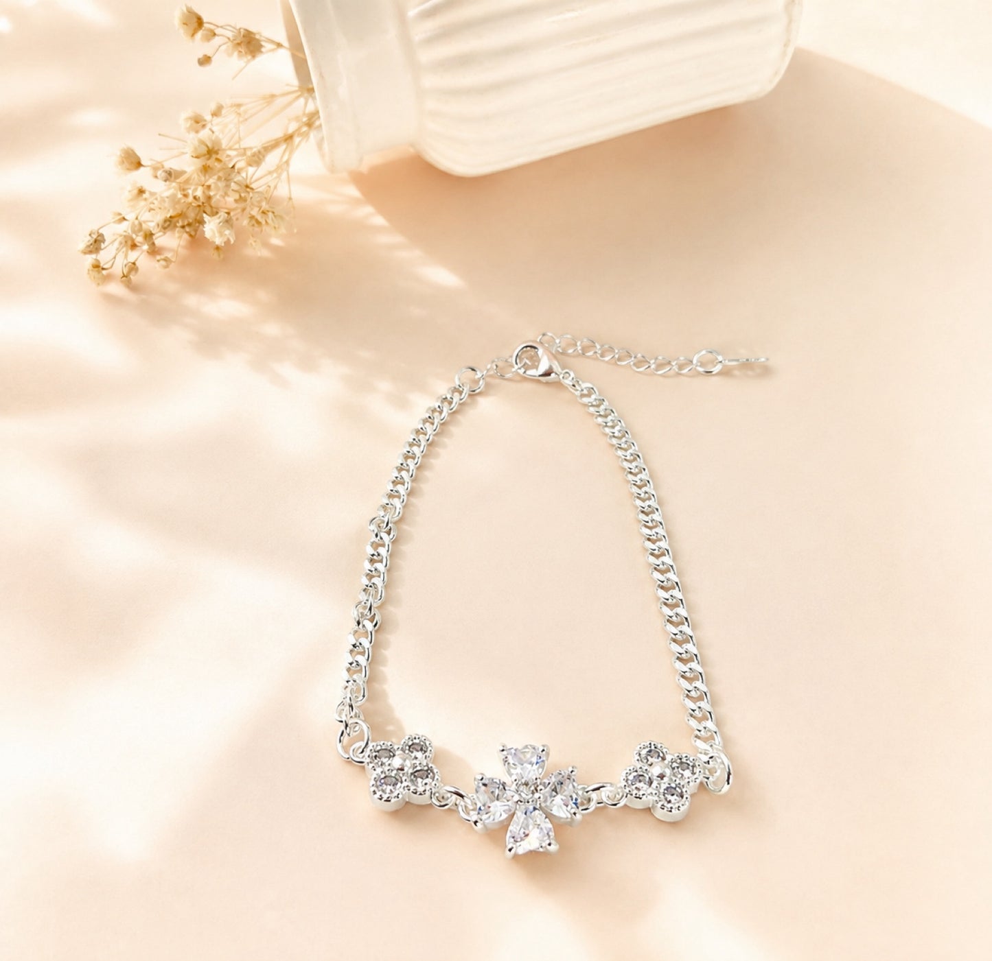 RA3564 - PULSERA  RODIO COLOR PLATA 925
