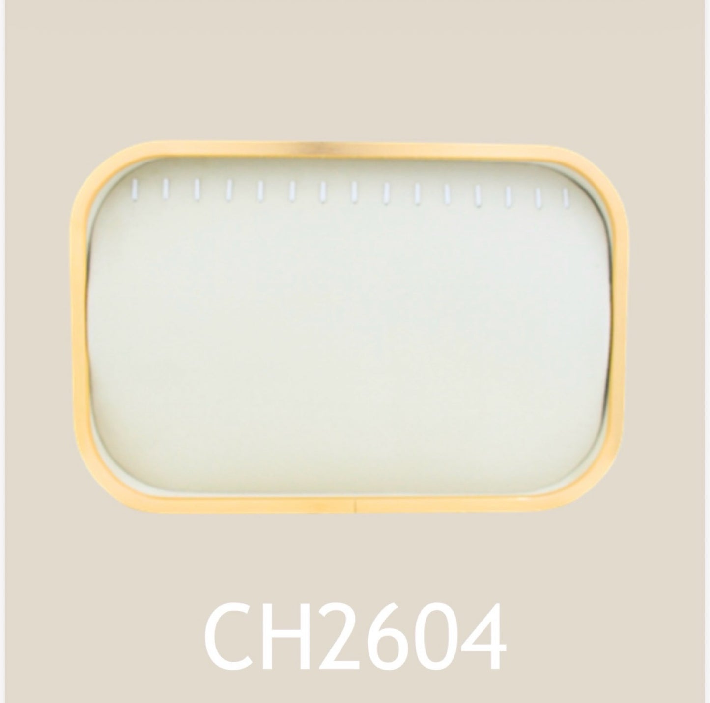 EXHIBIDOR DE PULSERAS LUJO MARCO DORADO 30 × 20