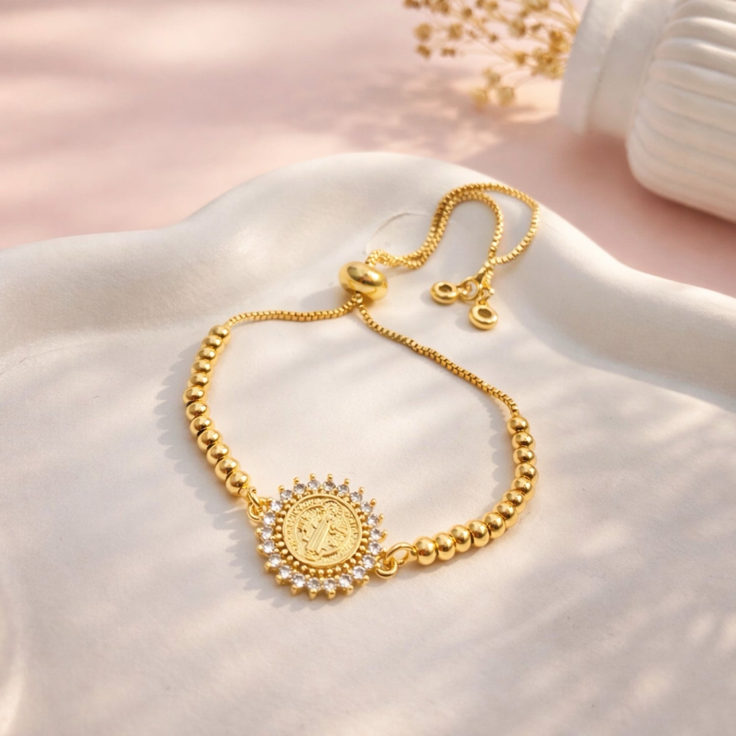 RA5832 - PULSERA RODIO SAN BENITO