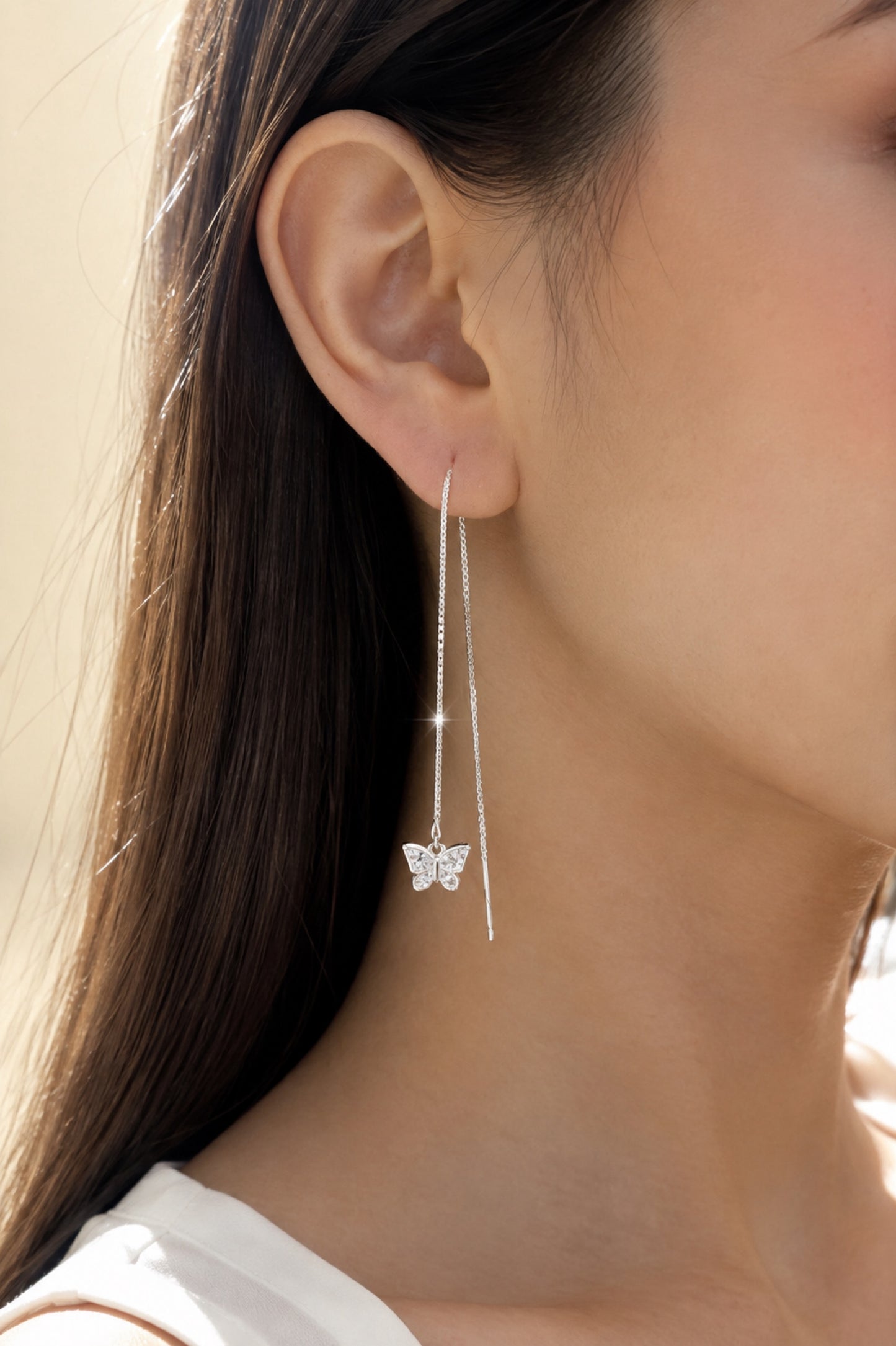 RA3576 - ARETE COMETA RODIO COLOR PLATA 925
