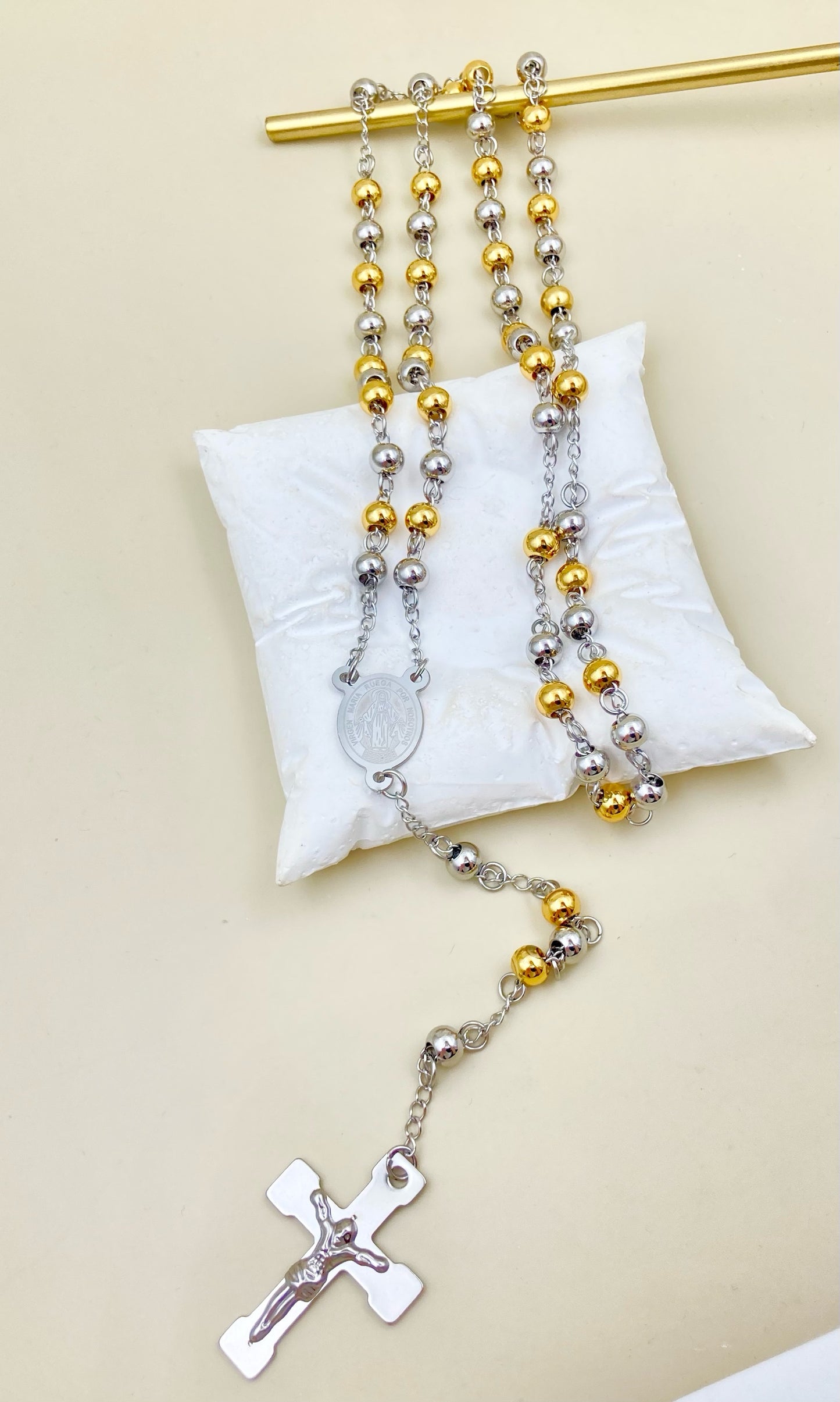 CM017 - CAMÁNDULA BICOLOR #6 EN ACERO