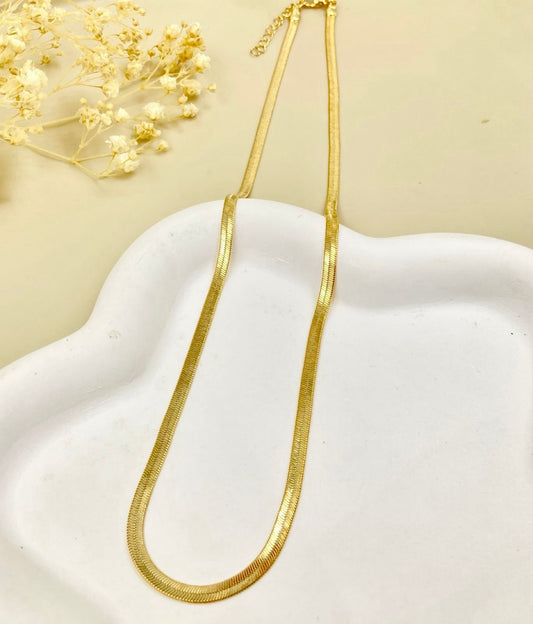 RA5084 - CADENA EN RODIO ESPEJO