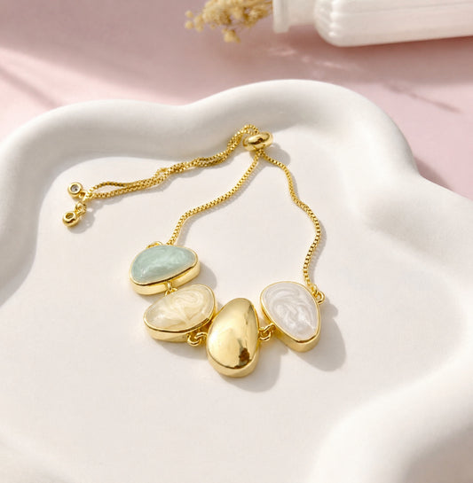 RA7390 - PULSERA EN RODIO