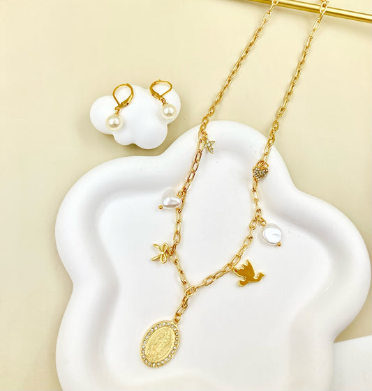 AC1150 - JUEGO EN ACERO DOBLE CADENA