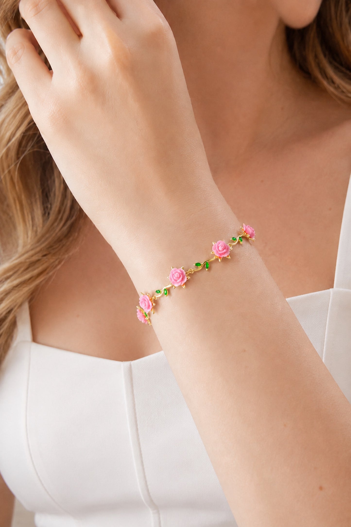 RA3528 - PULSERA EN RODIO