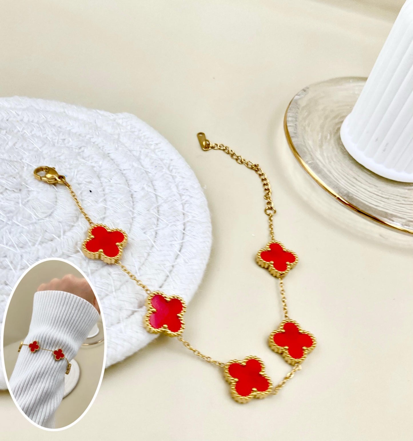 AC968 - PULSERA EN ACERO VAN CLEEFF