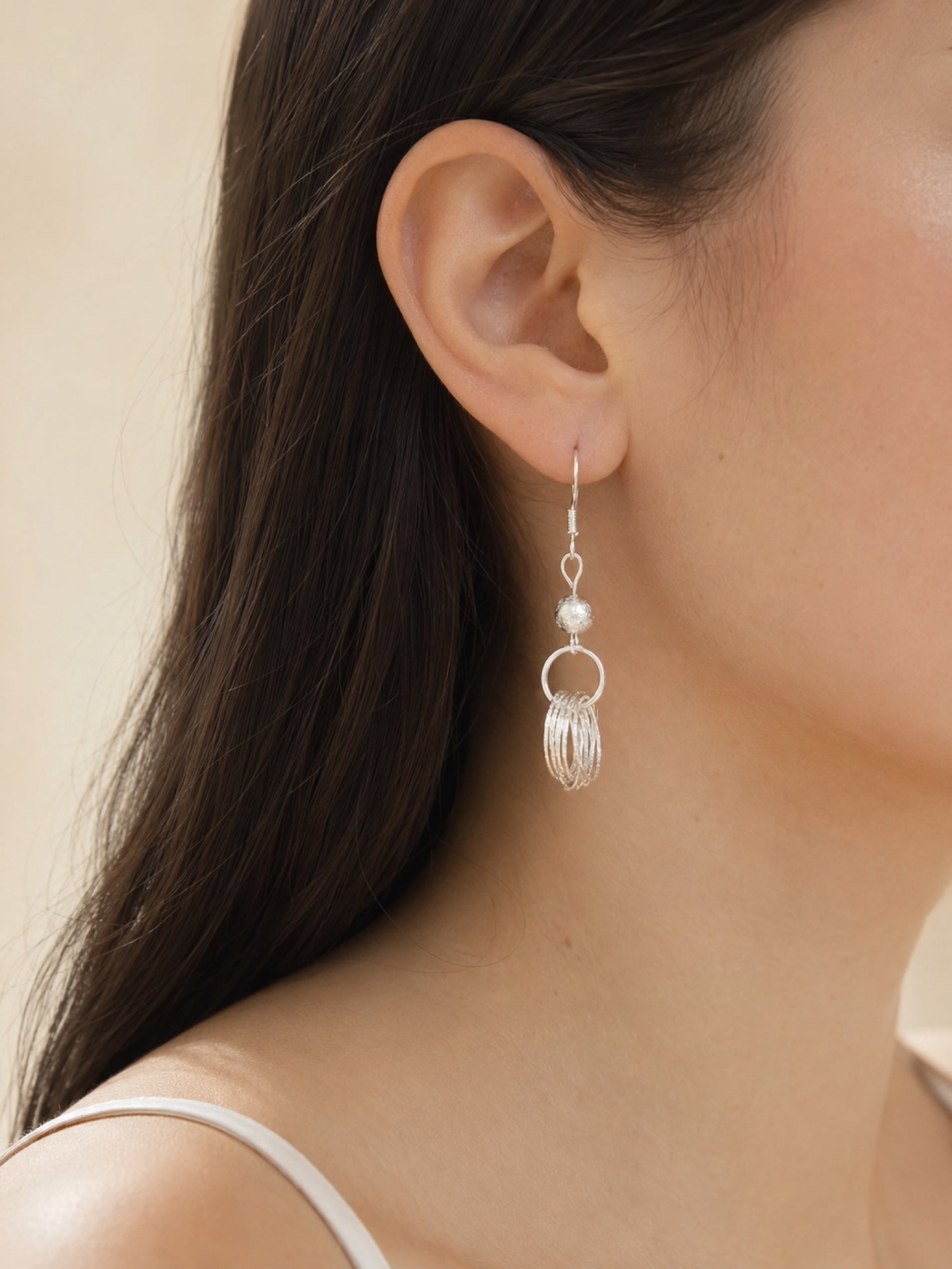 RA3555 - ARETE RODIO COLOR PLATA 925