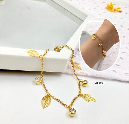 AC838 - PULSERA EN ACERO DAMA