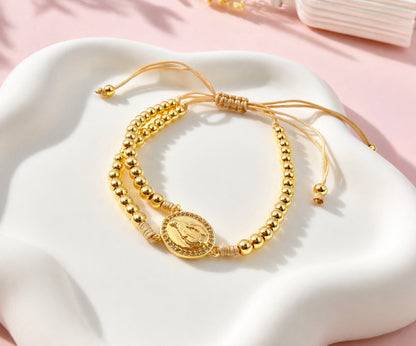 RA5899 - PULSERA RODIO VIRGEN