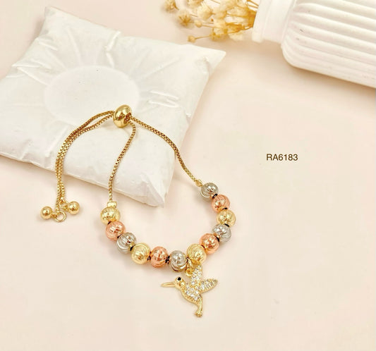 RA6183 - PULSERA EN RODIO