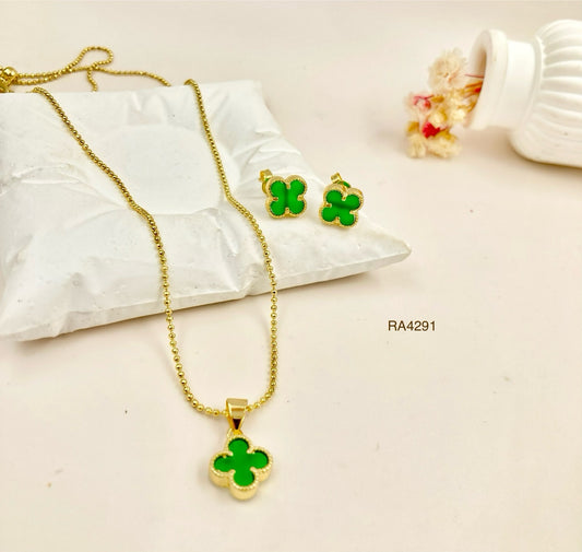 RA4291 - JUEGO VAN CLEEF VERDE RODIO