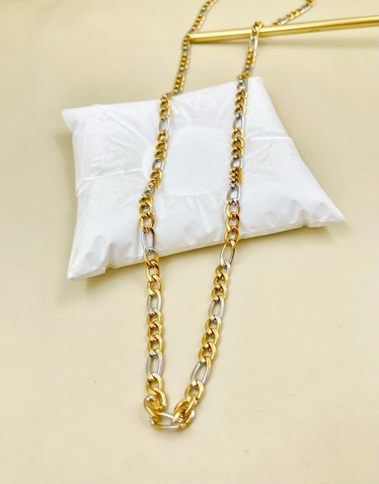 AC1057 - CADENA CARTIER BICOLOR 60CM EN ACERO